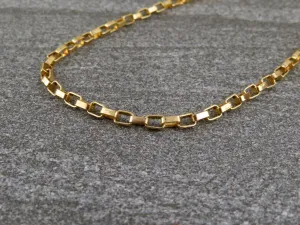 Gold Filled Square Links Chain