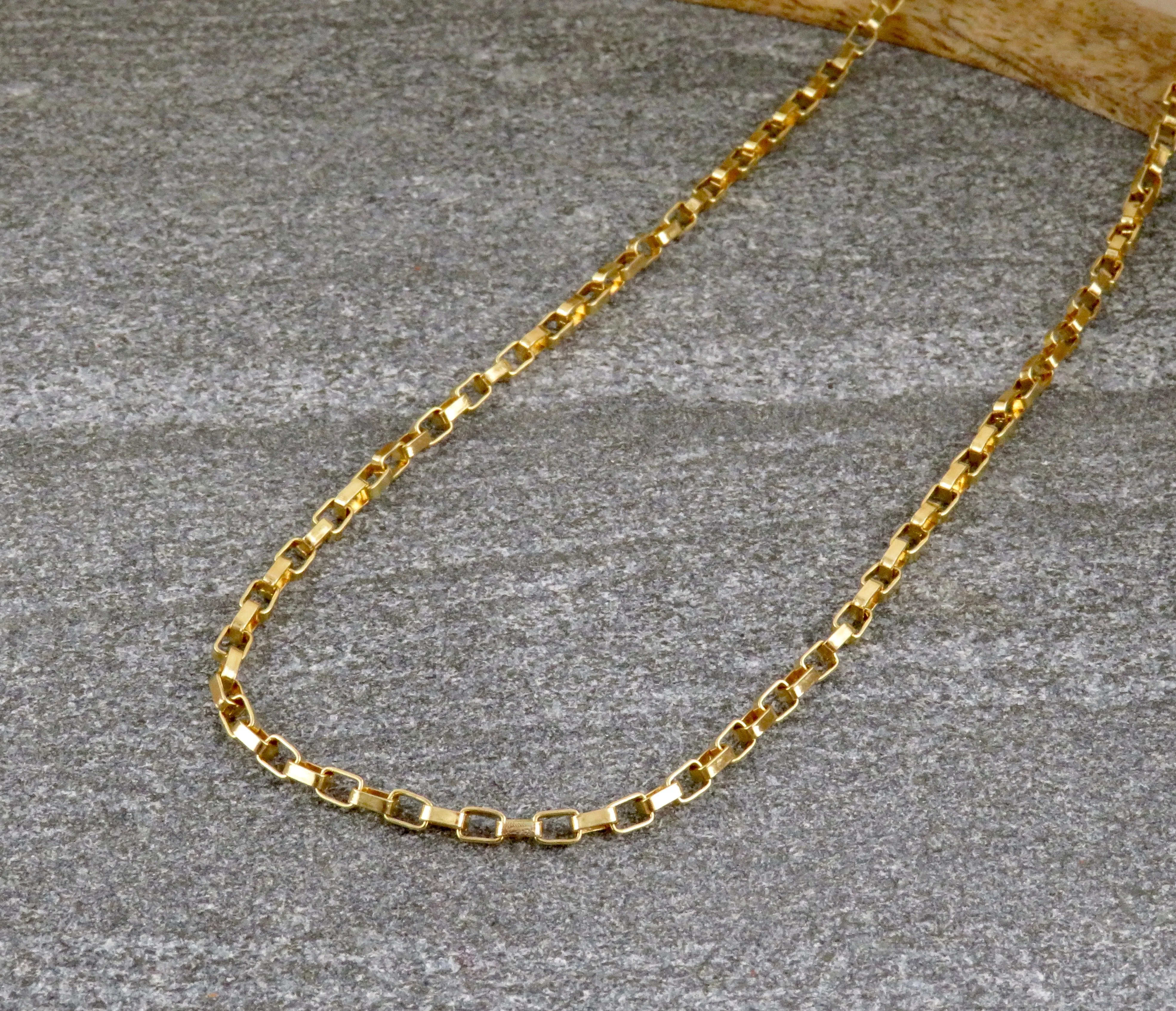 Gold Filled Square Links Chain