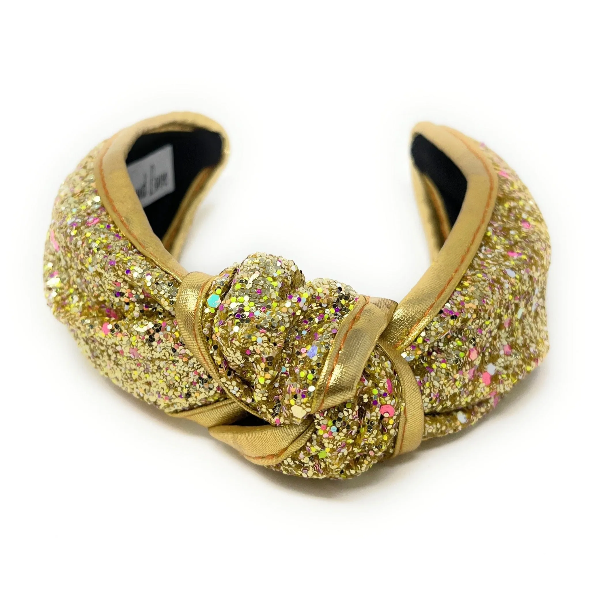 Gold Shimmer Knotted Headband