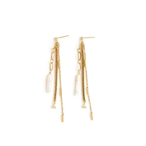 Gold Trellis Earrings