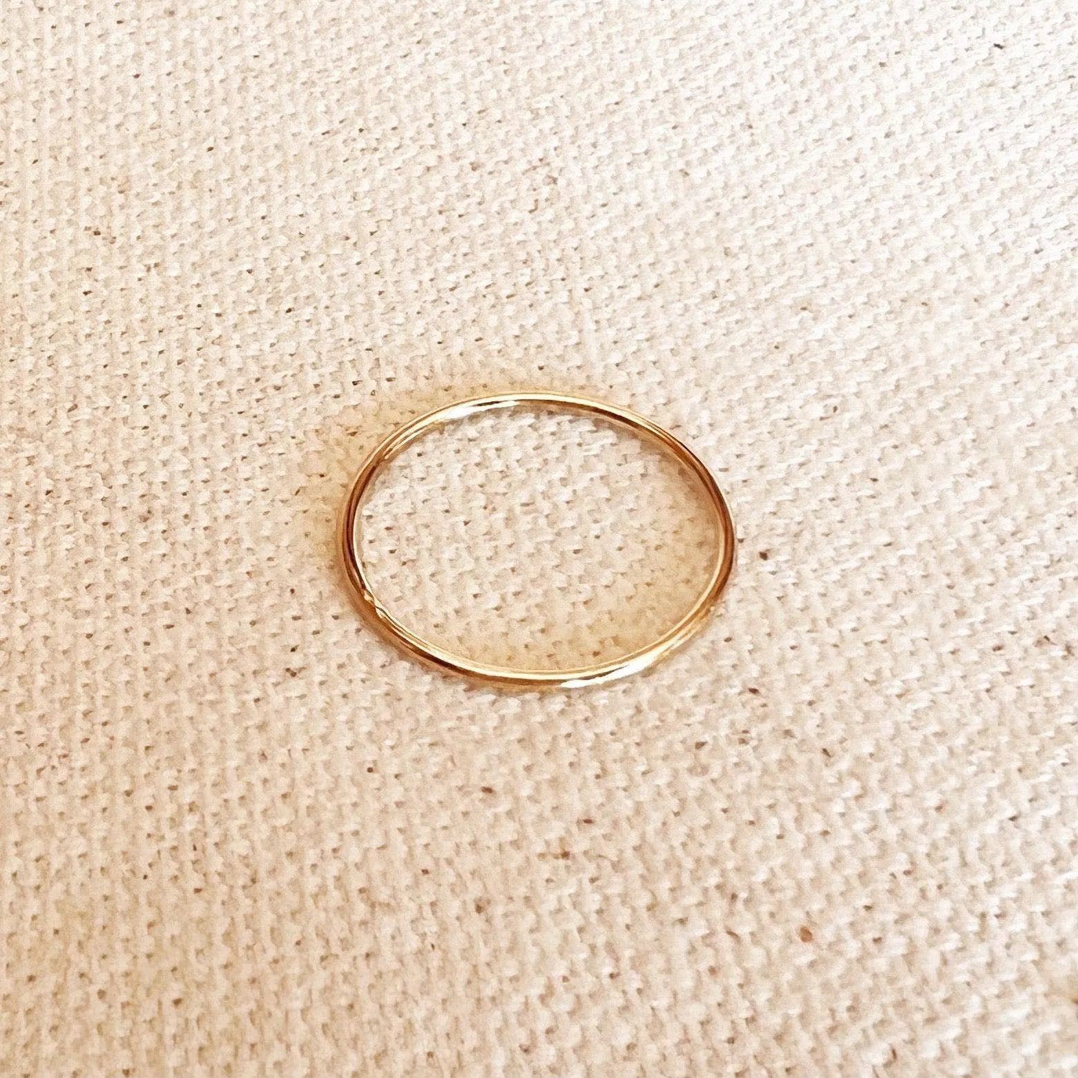 GoldFi - 14k Gold Filled 1mm Plain Stackable Ring