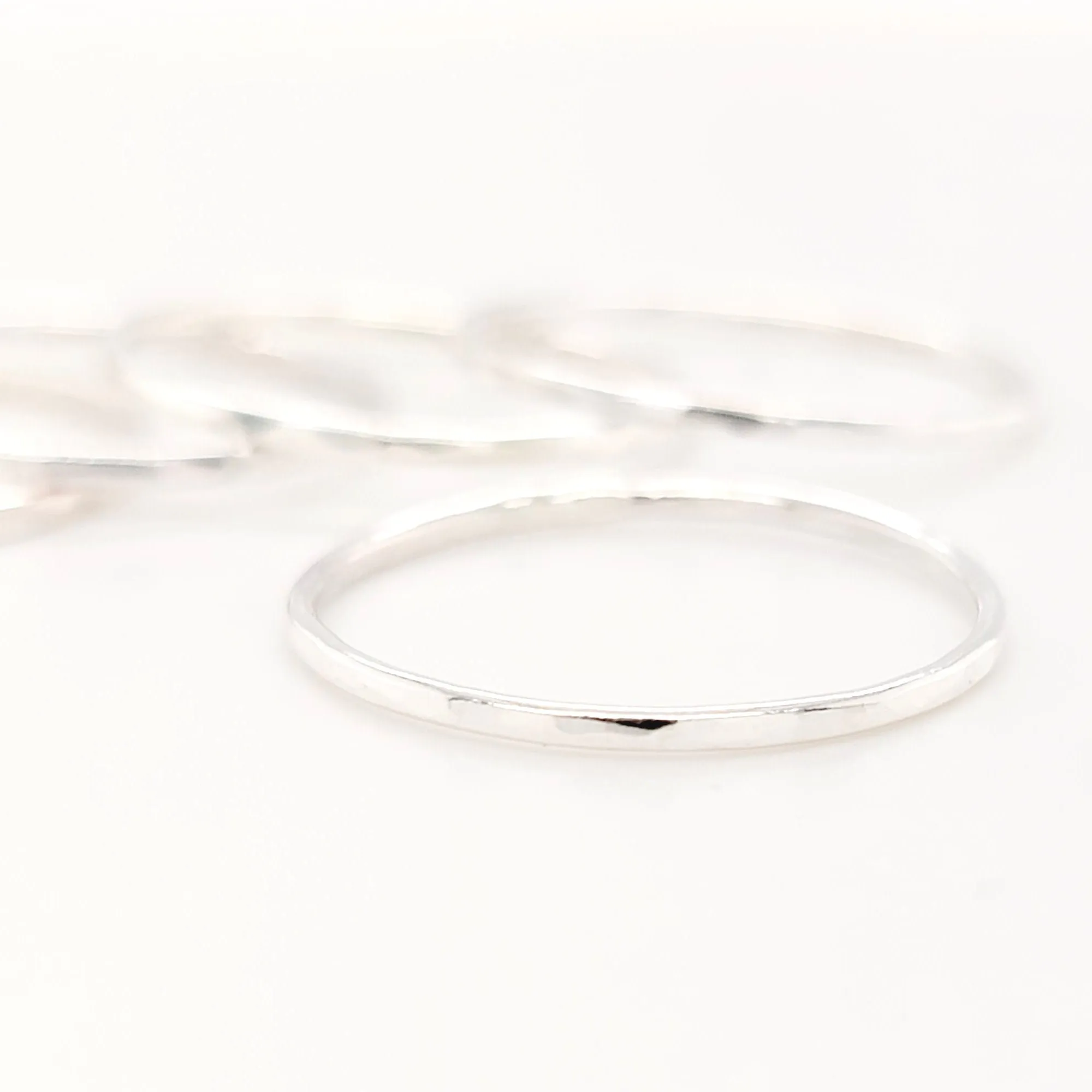 Hammered Stacking Rings - CG473R.