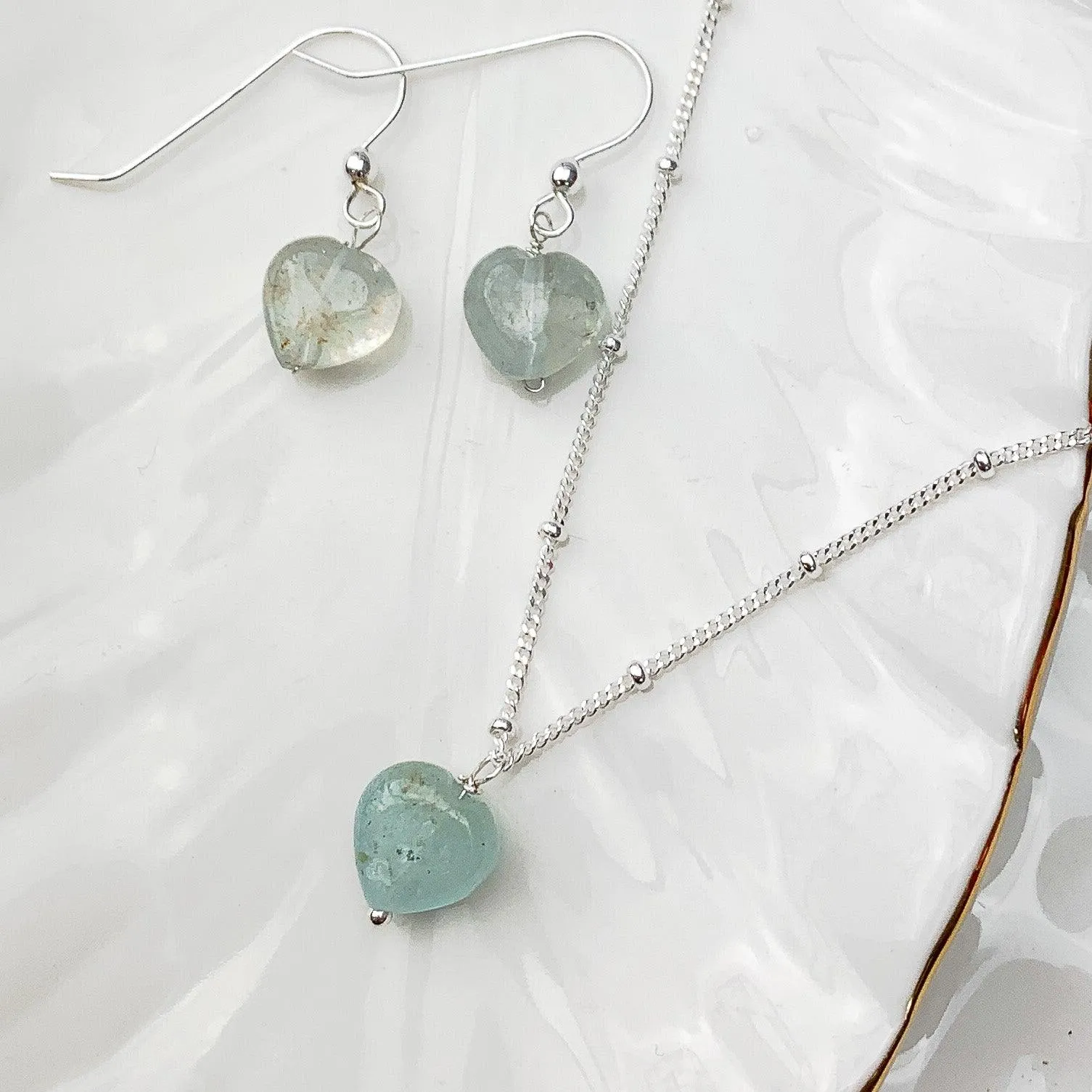 Heart Aquamarine Jewelry