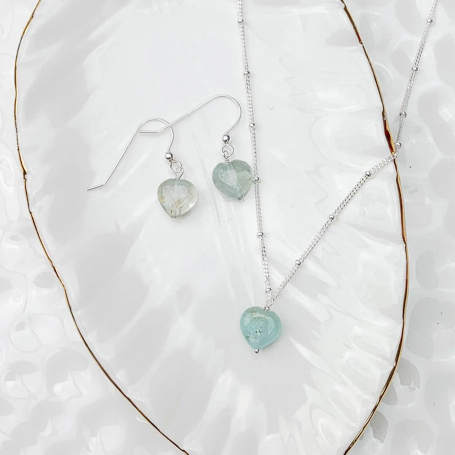 Heart Aquamarine Jewelry