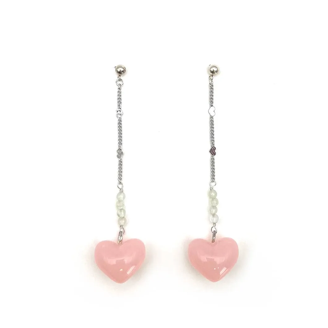 Heart Duster Earrings