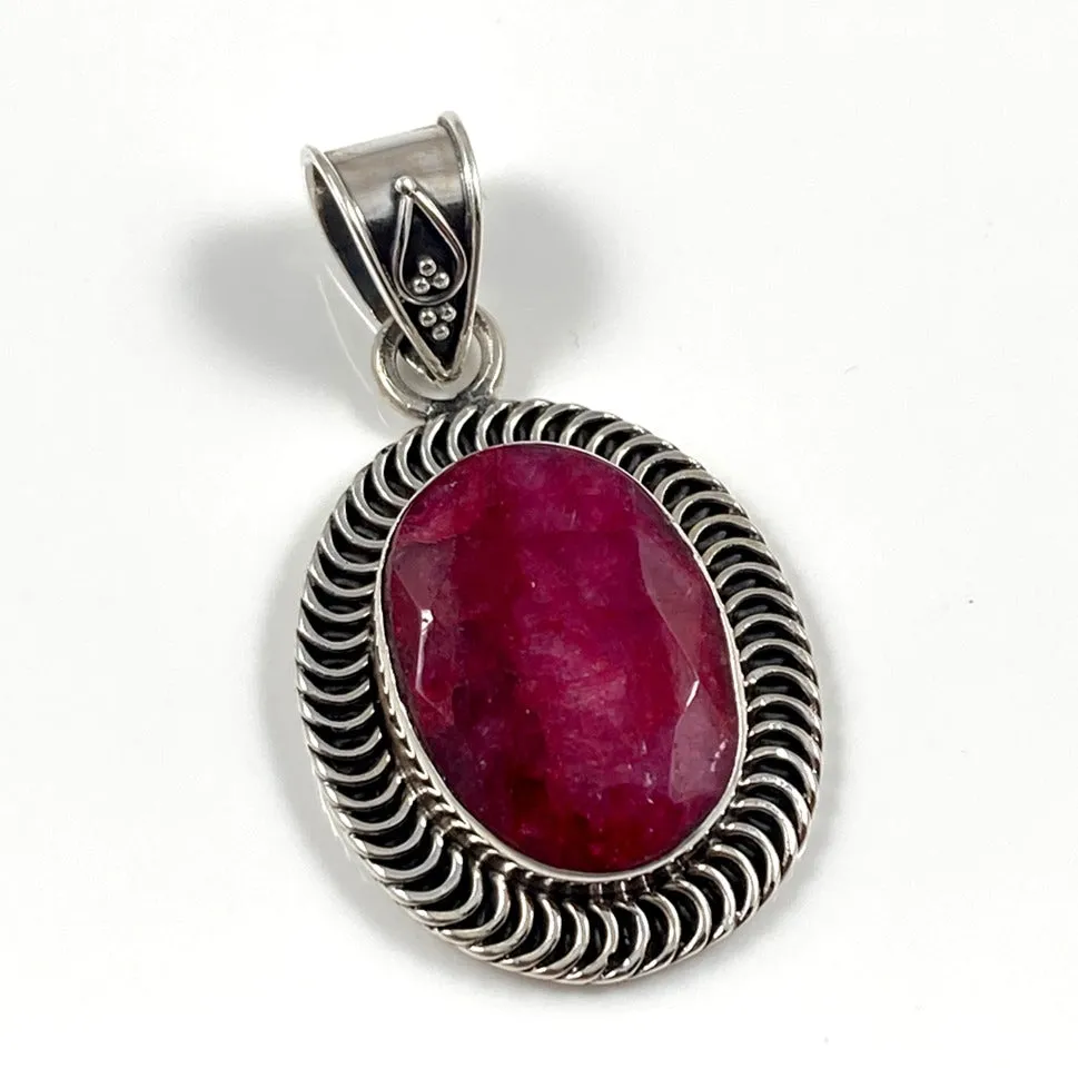 Indian Ruby Pendant