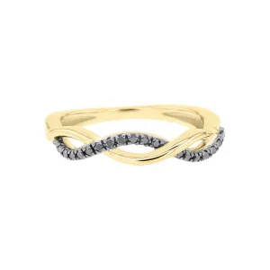 Izzie Stackable Black Diamond Ring