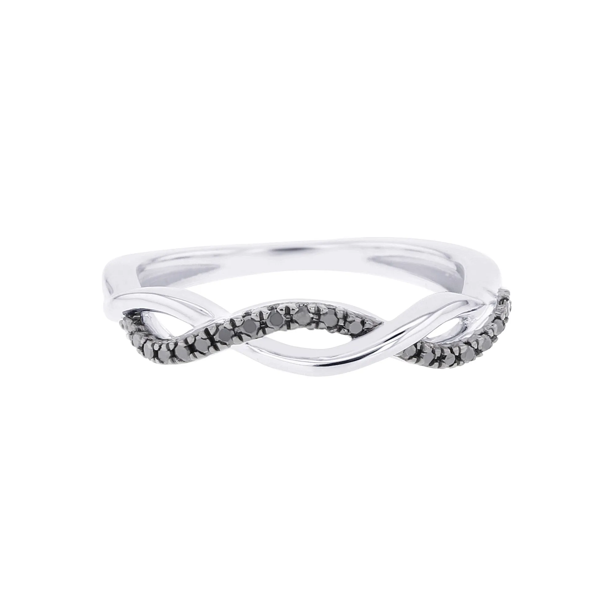 Izzie Stackable Black Diamond Ring