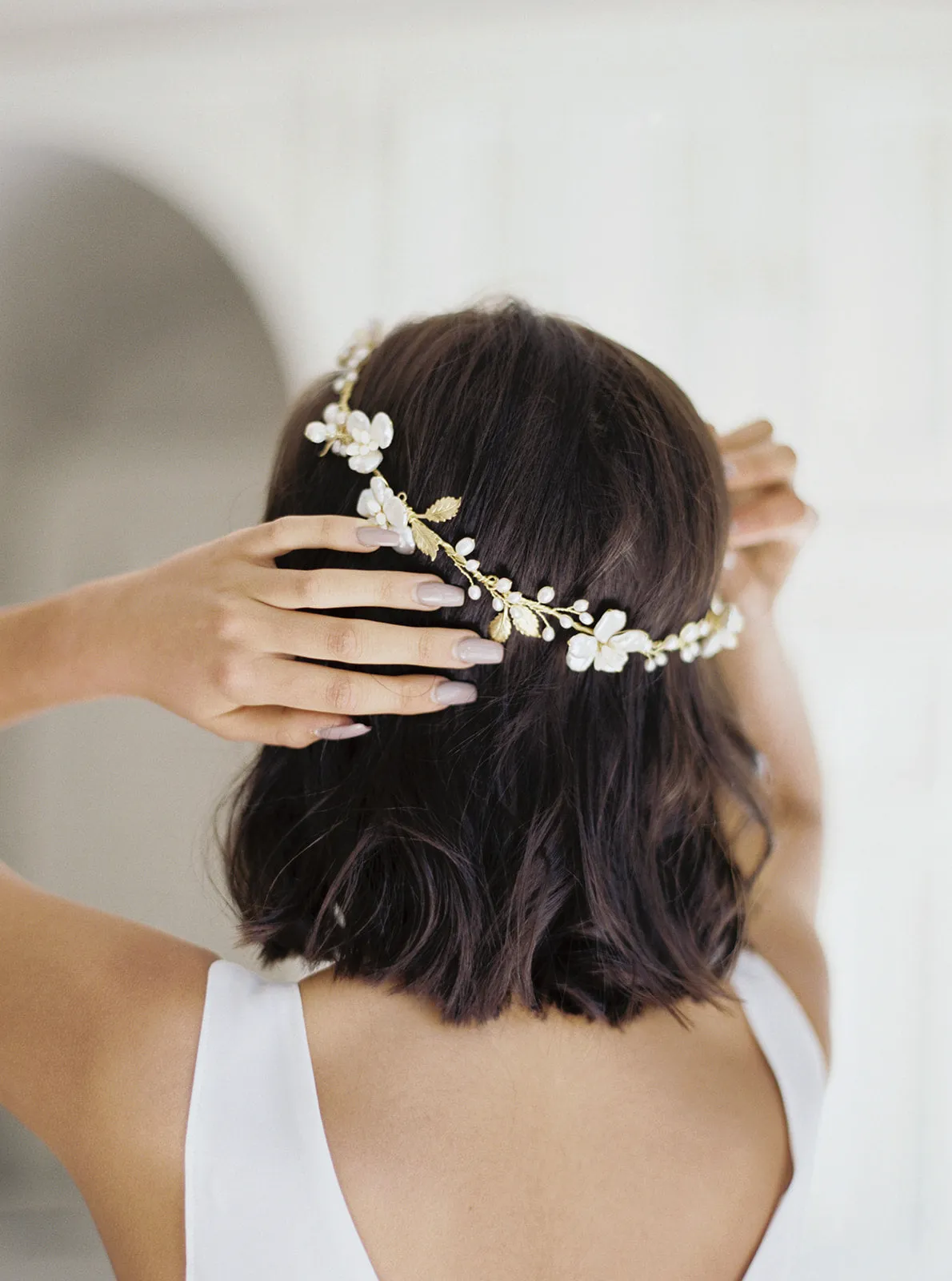 KARIN | Floral Wedding Headpiece