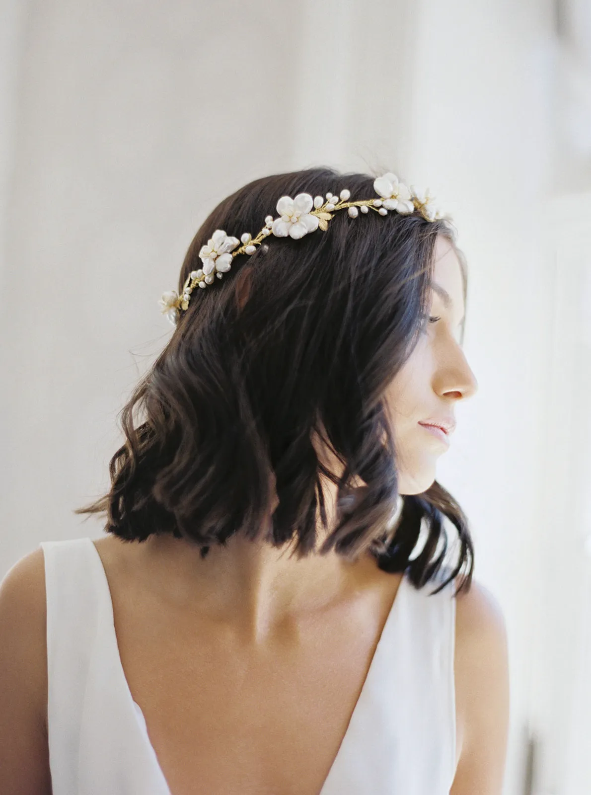 KARIN | Floral Wedding Headpiece