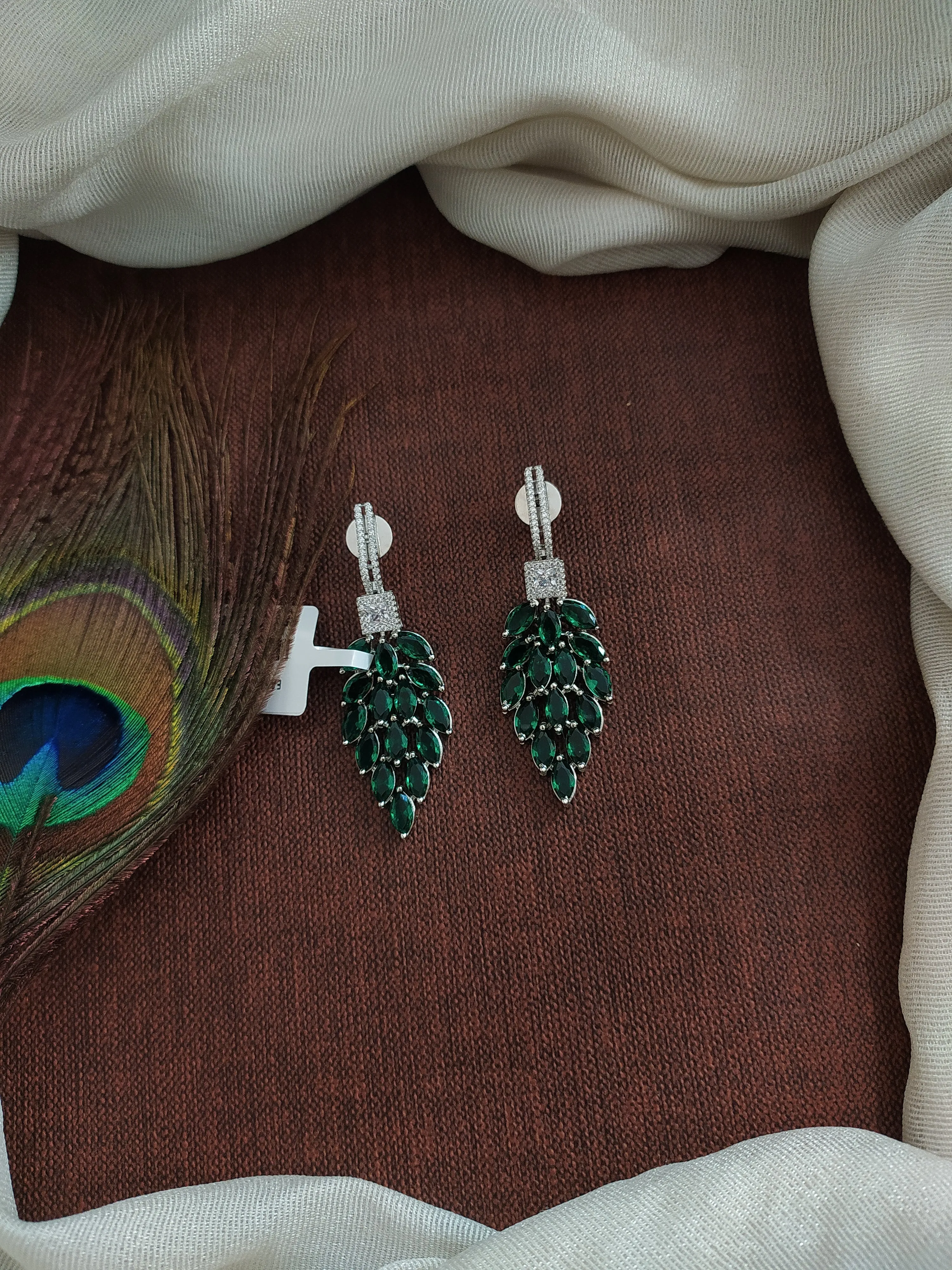 Latest Stunning Design Handcrafted Zircon Earrings