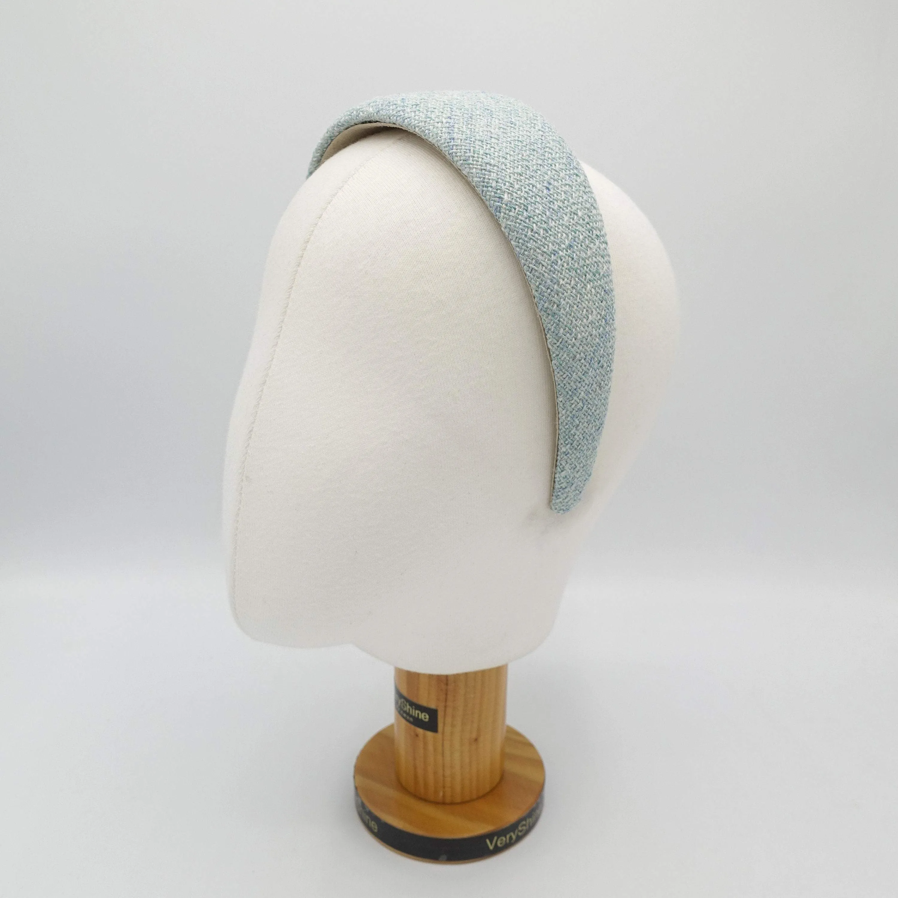 linen padded headband wide hairband for women