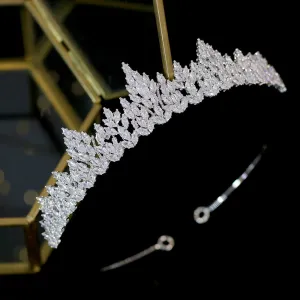 Luxury Crystal Bridal Crown Tiara