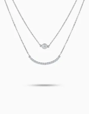 LVC Eterno Elegance Circlet Diamond Necklace