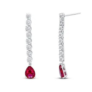 Maddy Earrings (Ruby)