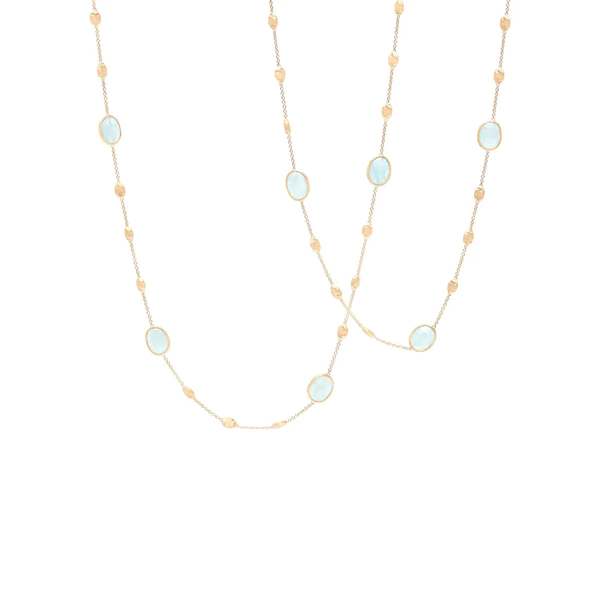 Marco Bicego Siviglia Aquamarine Long Necklace