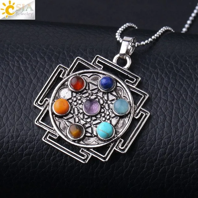 Merkaba Pendant Necklaces