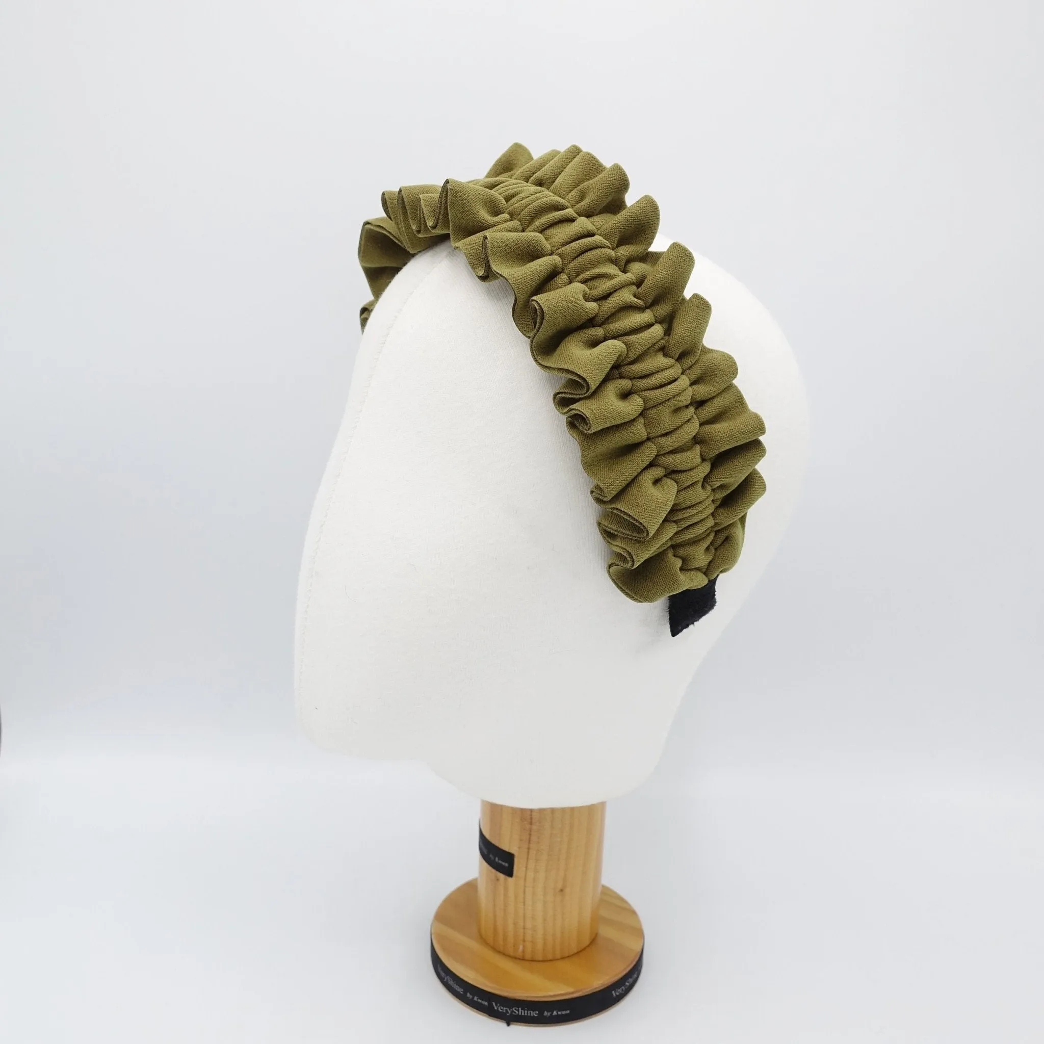 pleats ruffle wave headband