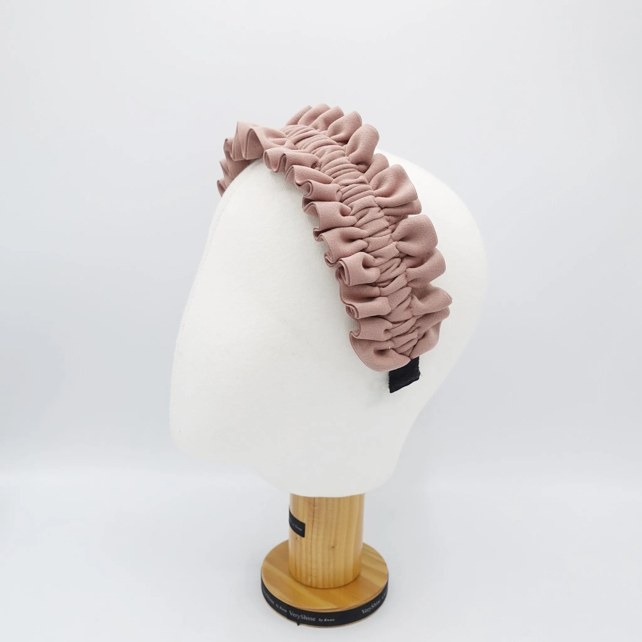 pleats ruffle wave headband