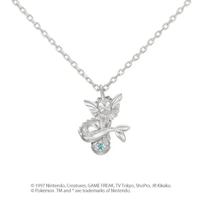 [Pokémon]Vaporeon & Pokéball necklace silver