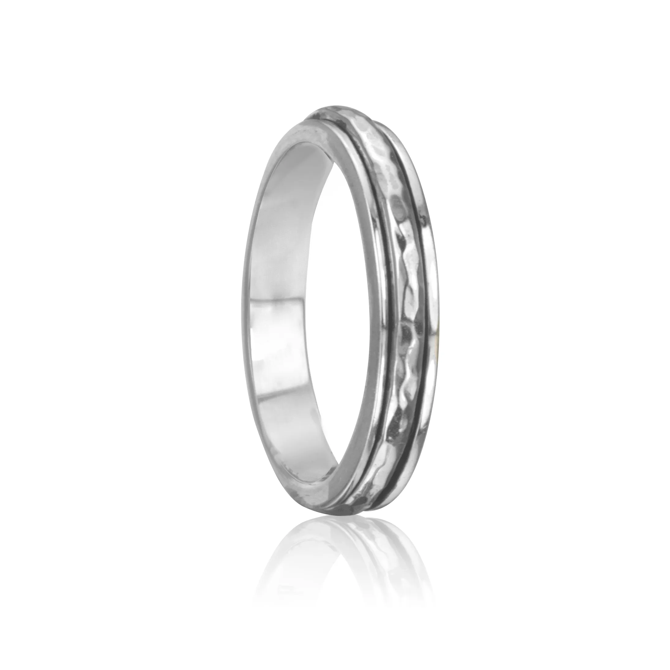 Prana Sterling Silver Spinning Ring