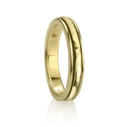 Prana Yellow Gold Fidget Ring