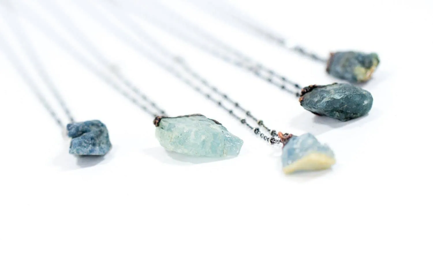 Raw Aquamarine Necklace