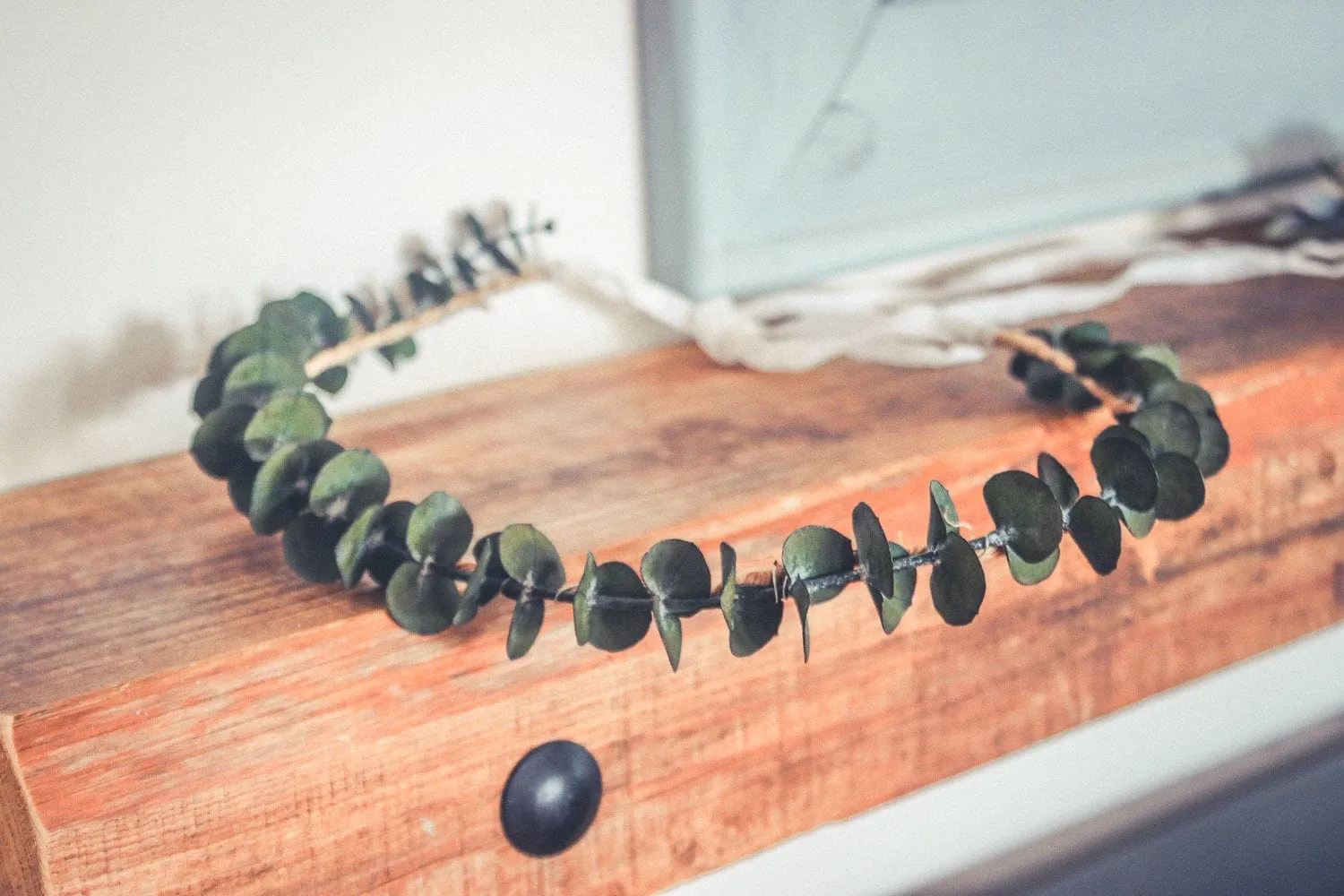 Real Dried Eucalyptus Crown, Greenery Crown, Leaf Crown, floral crown, bridal flower crown, bridal crown, wedding crown