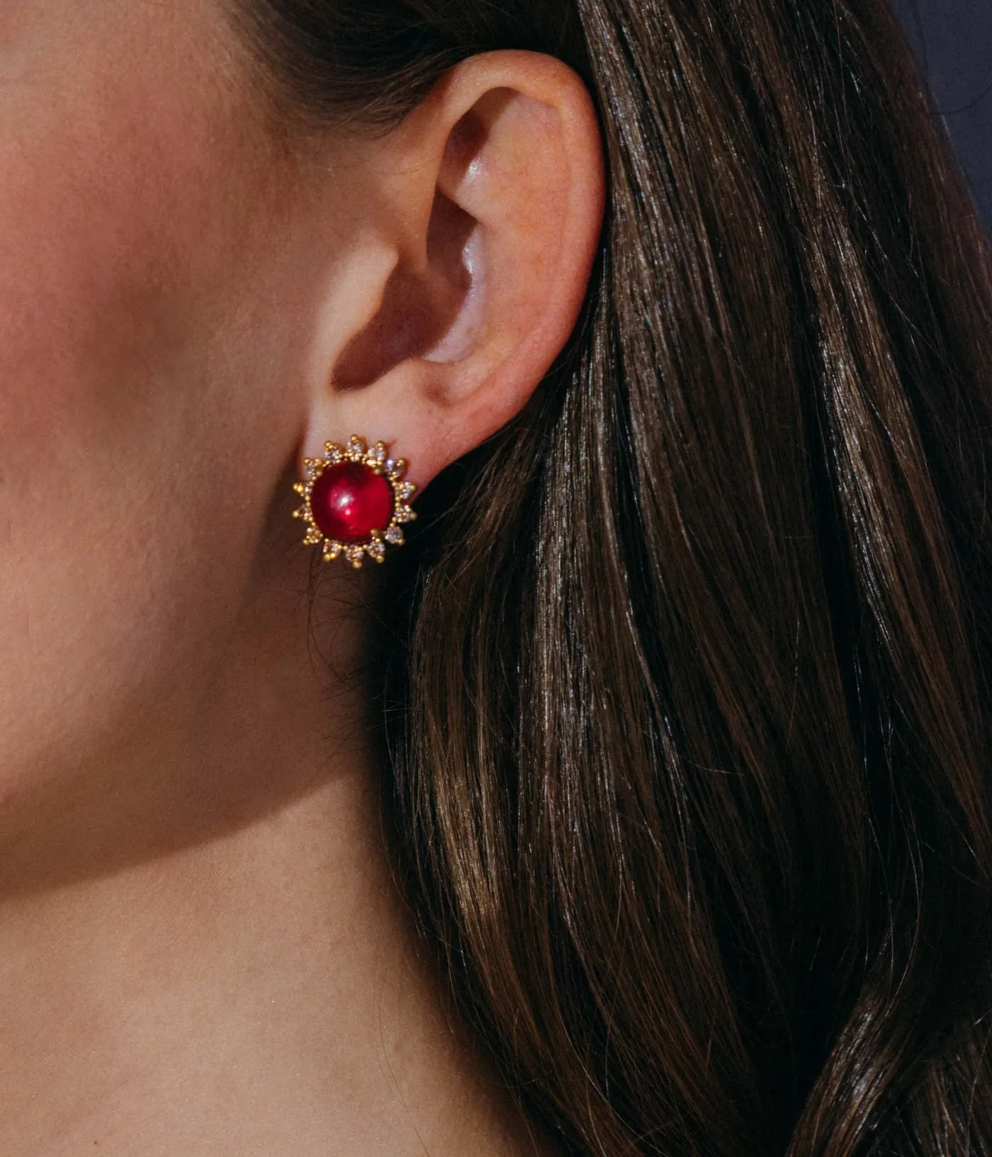 Rhoda Ruby Studs