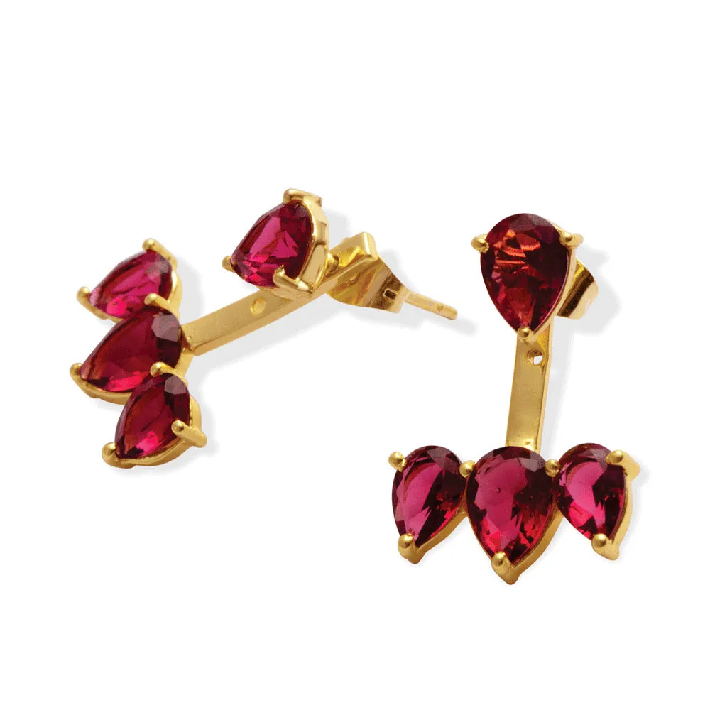 Ruby Stud Earrings