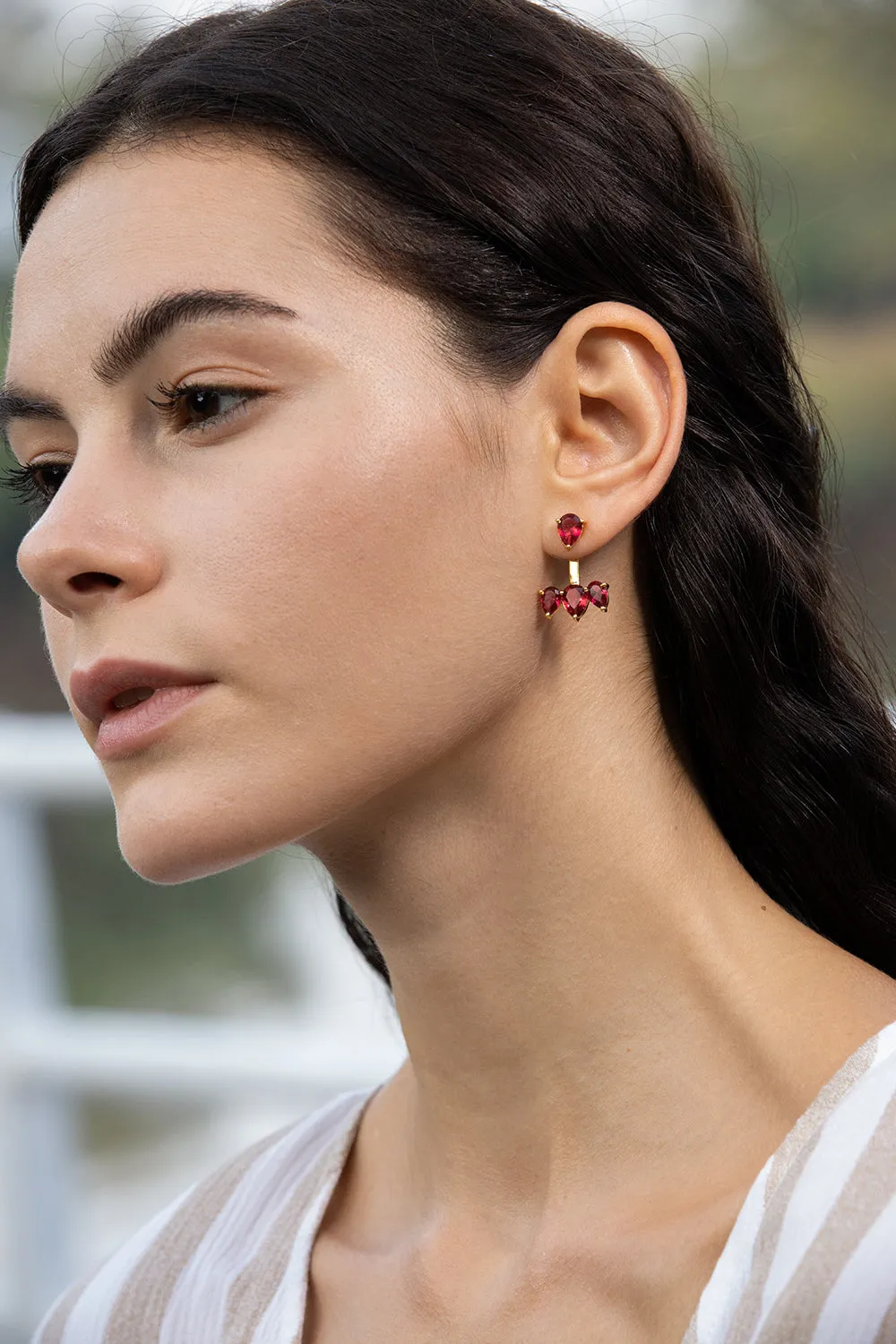 Ruby Stud Earrings