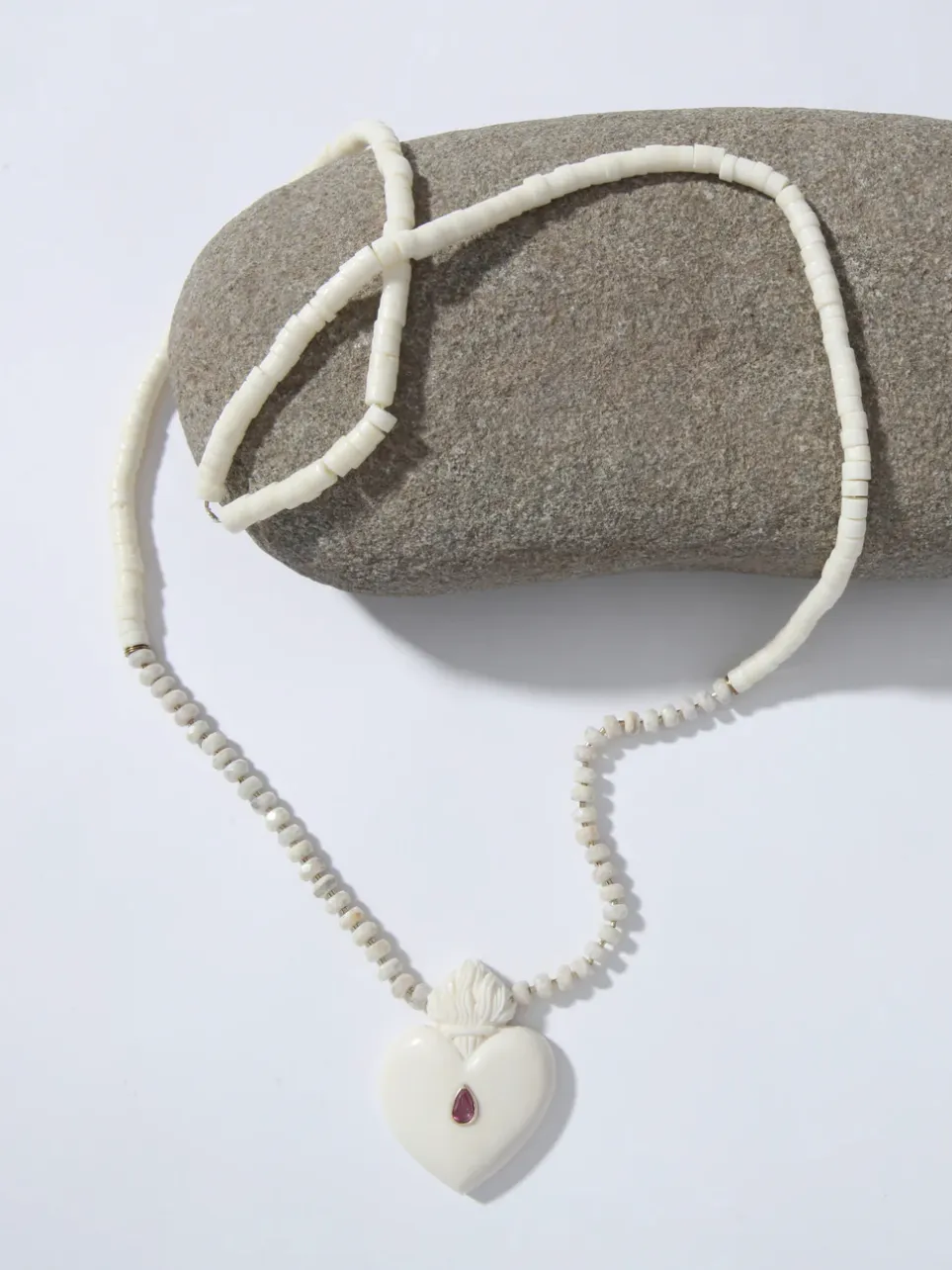 Sagrado Necklace - Bleeding Heart on Silverite