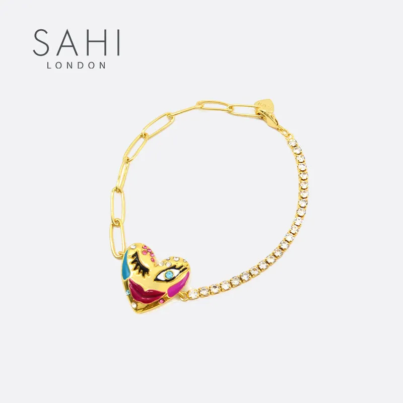 Sahi Love Affair Chain & Link Bracelet