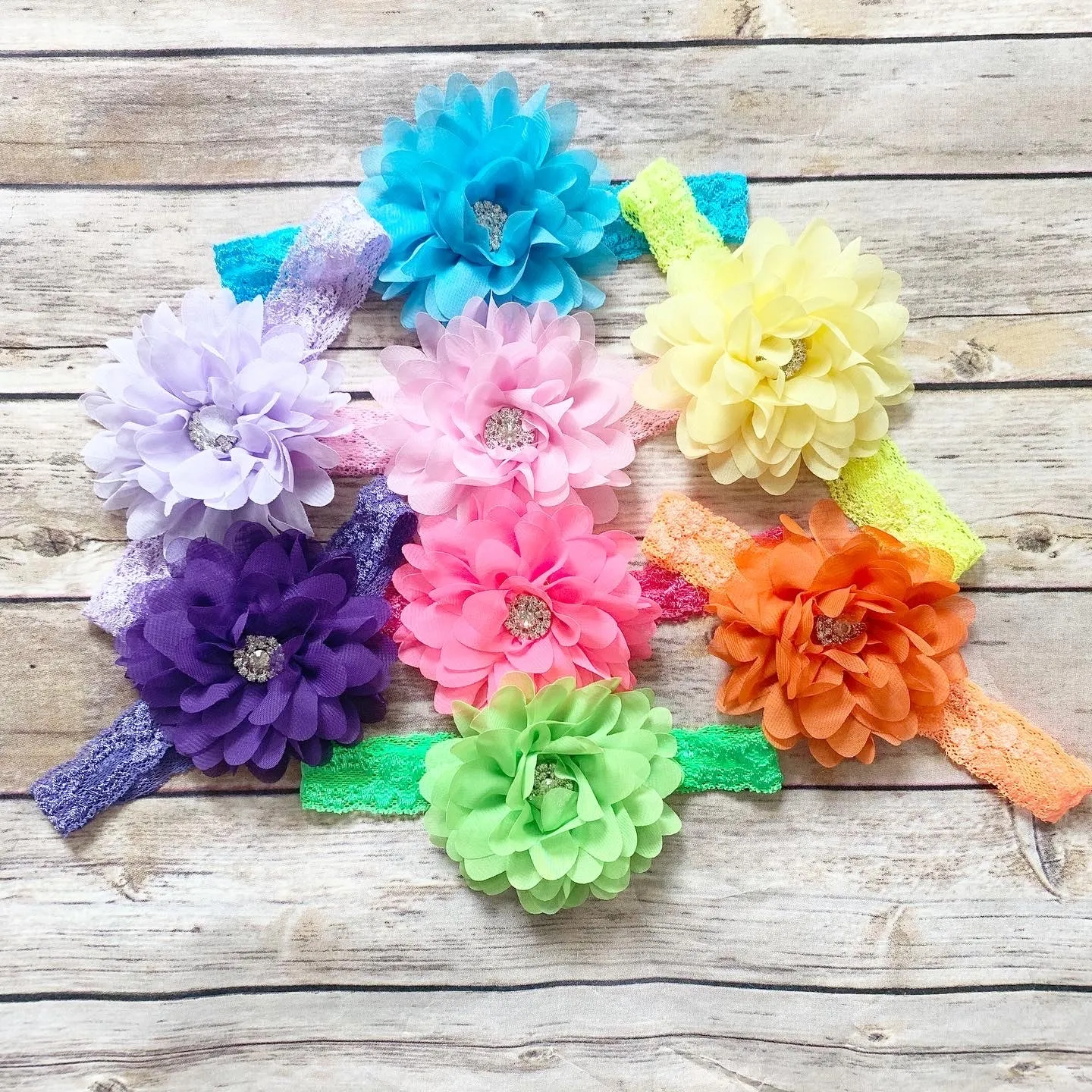 Set of 8 headbands