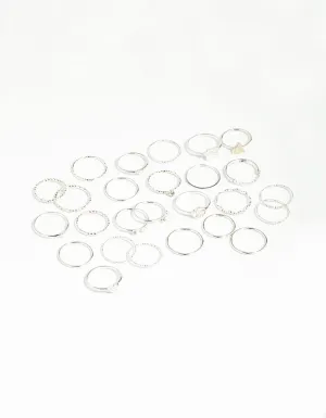 Silver Diacut Ring 26-Pack