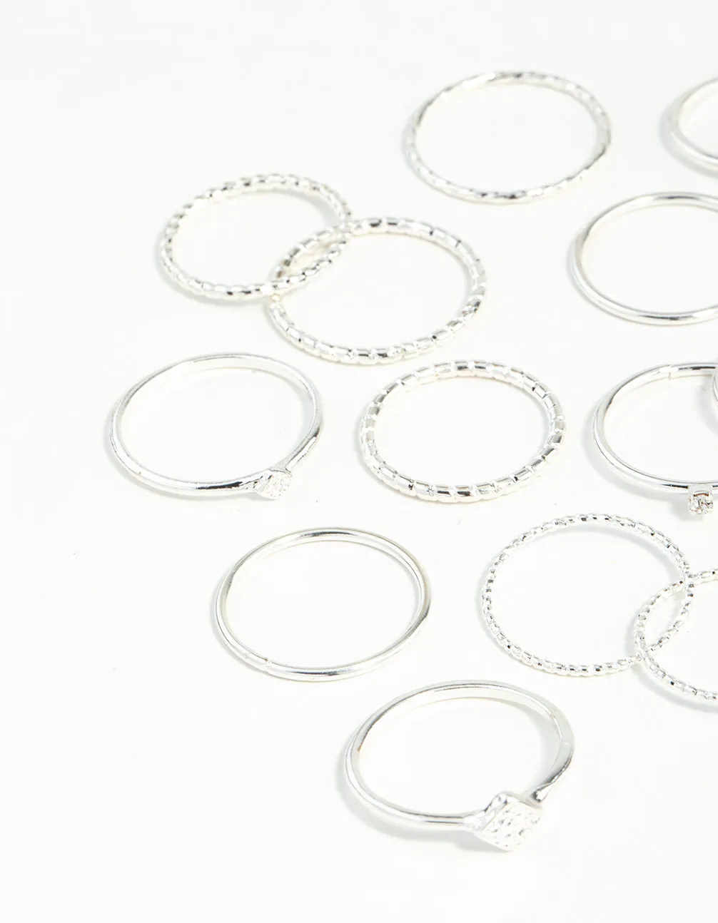 Silver Diacut Ring 26-Pack