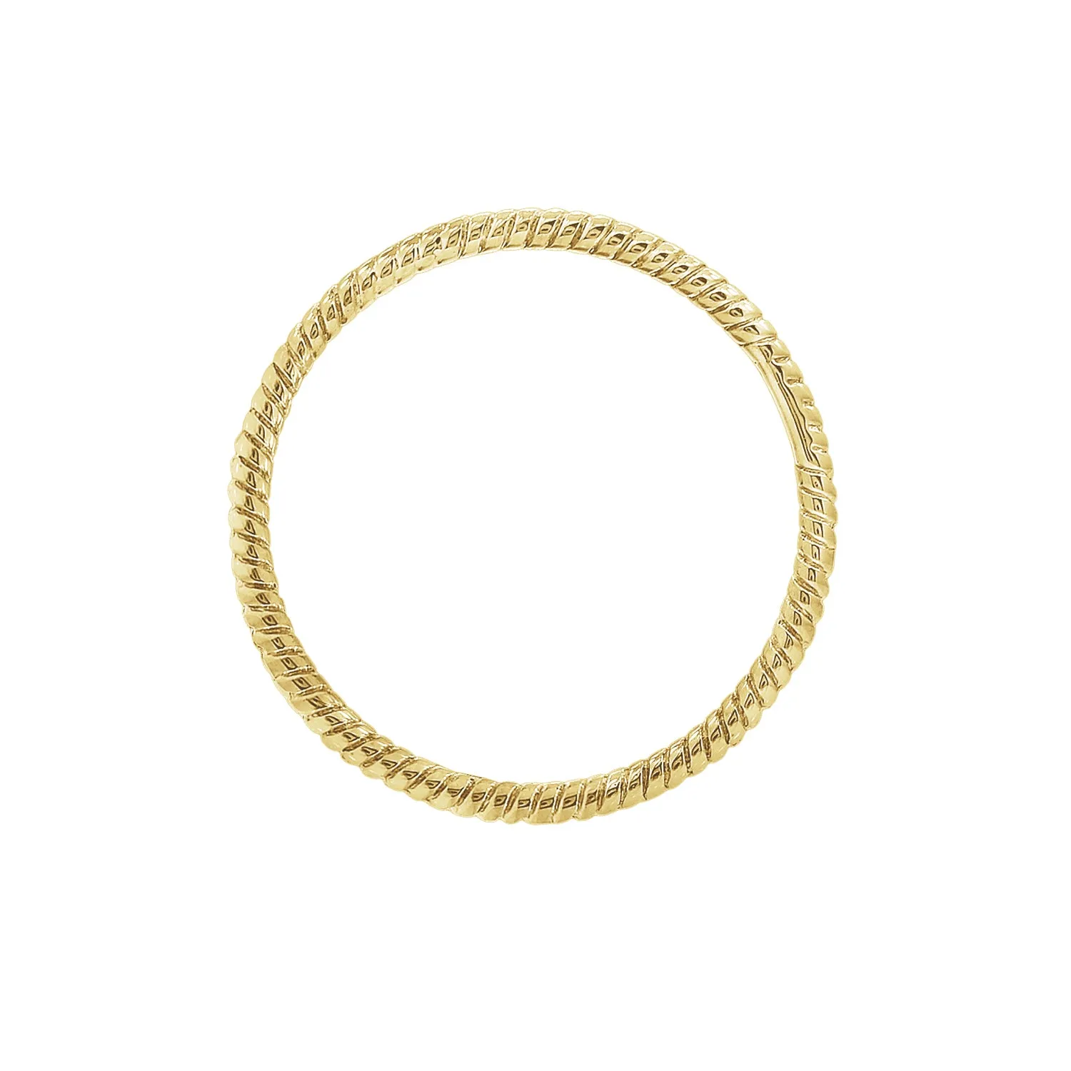 Stakable Twisted Rope Stacking Ring