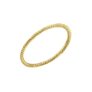 Stakable Twisted Rope Stacking Ring