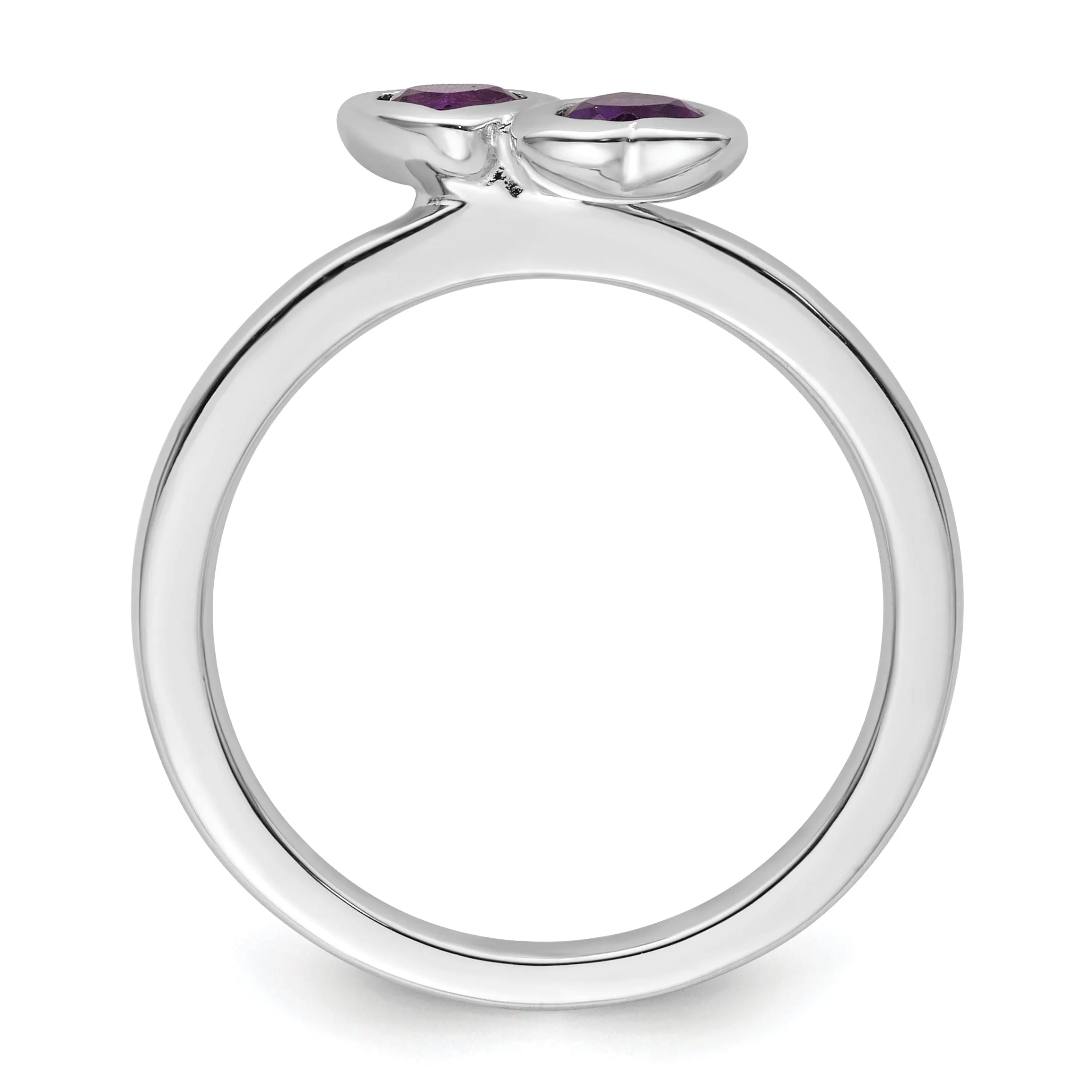 Sterling Silver Stackable Expressions Heart Ring