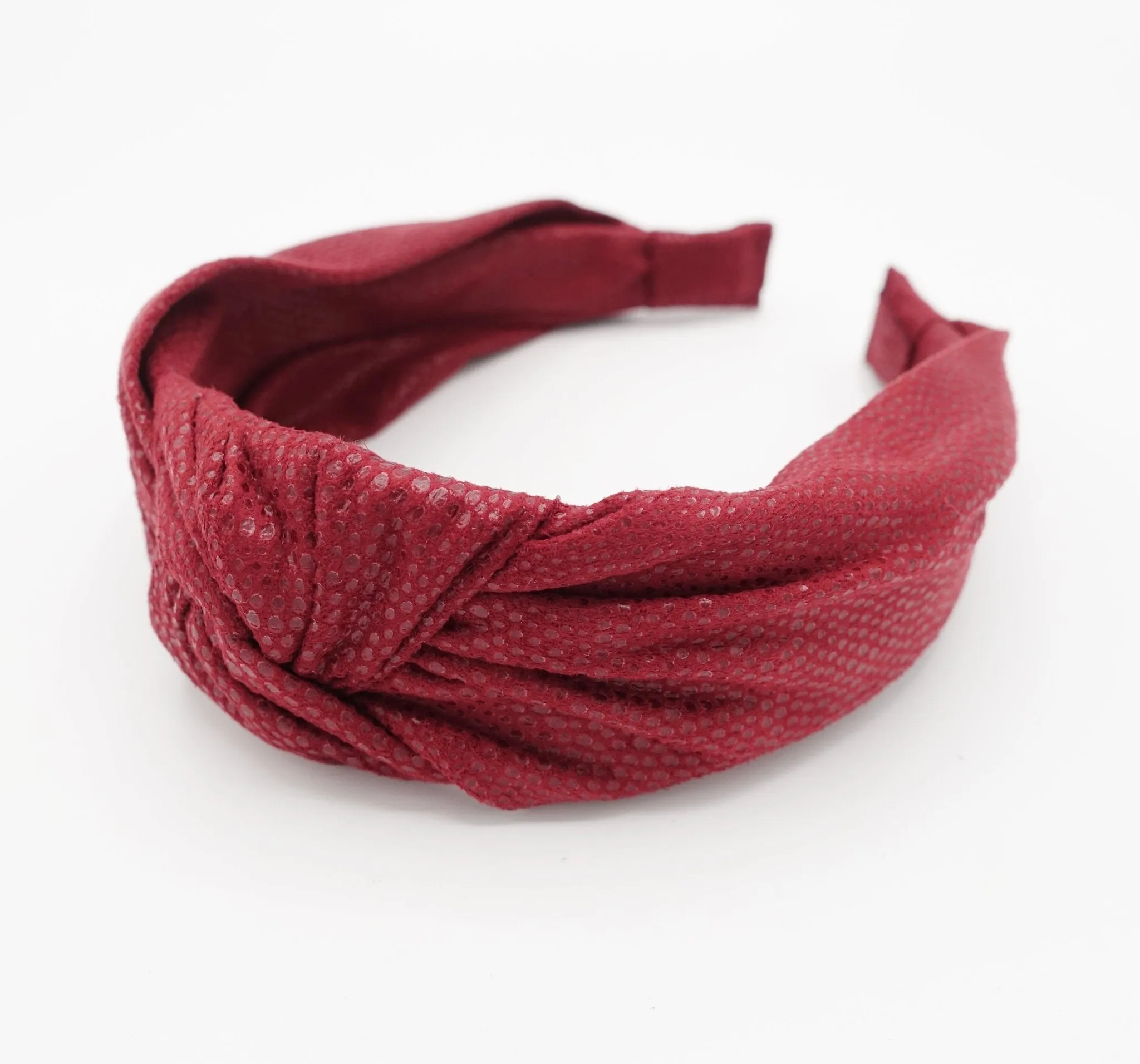 suede fabric knotted headband Fall Winter hairband women hair accessory