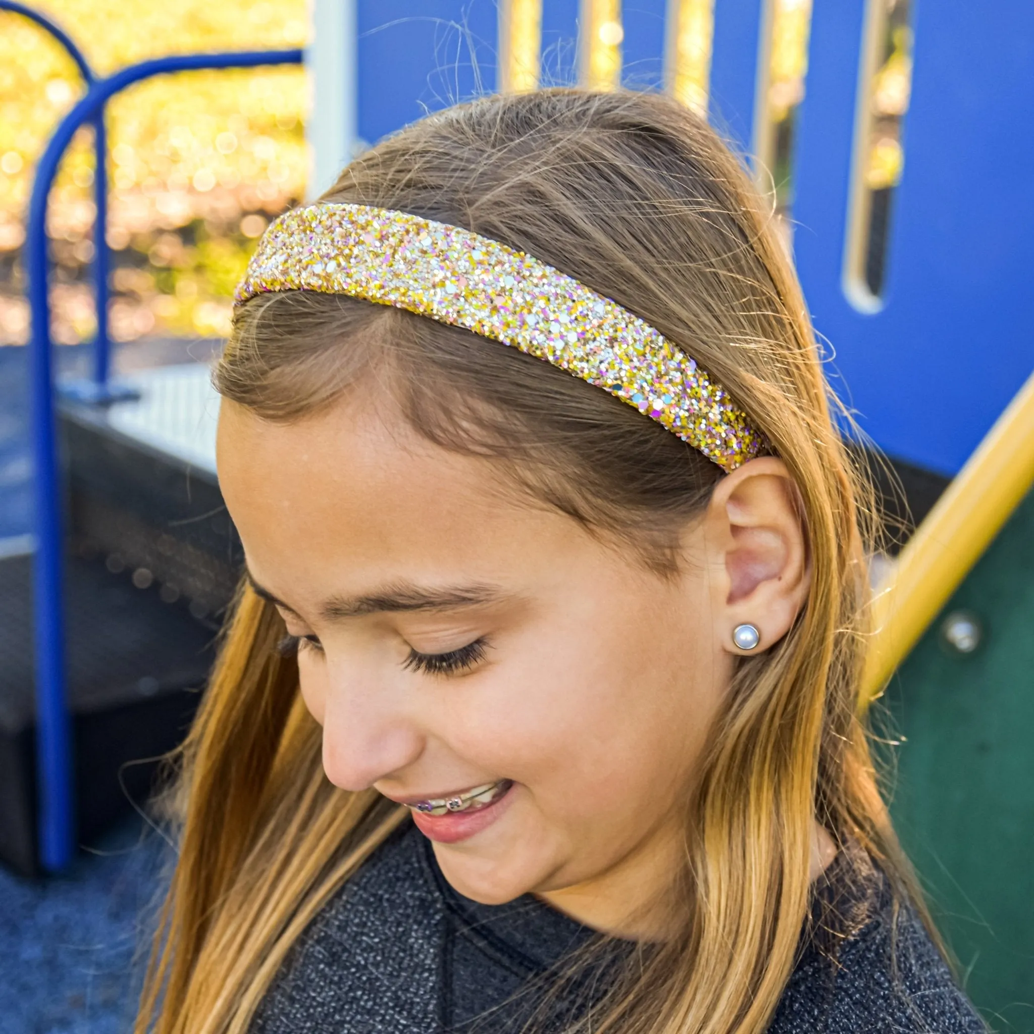 Tapered Chunky Glitter Headband