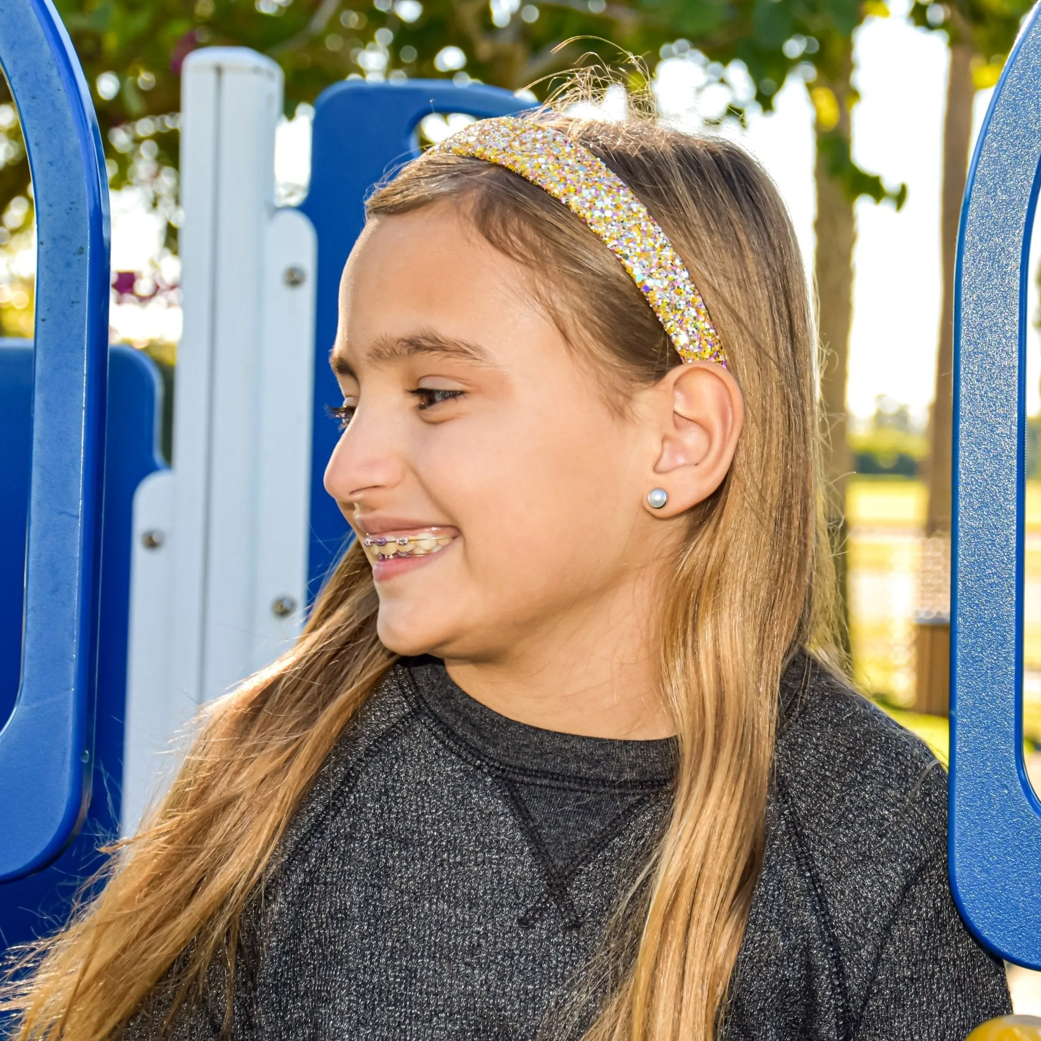 Tapered Chunky Glitter Headband