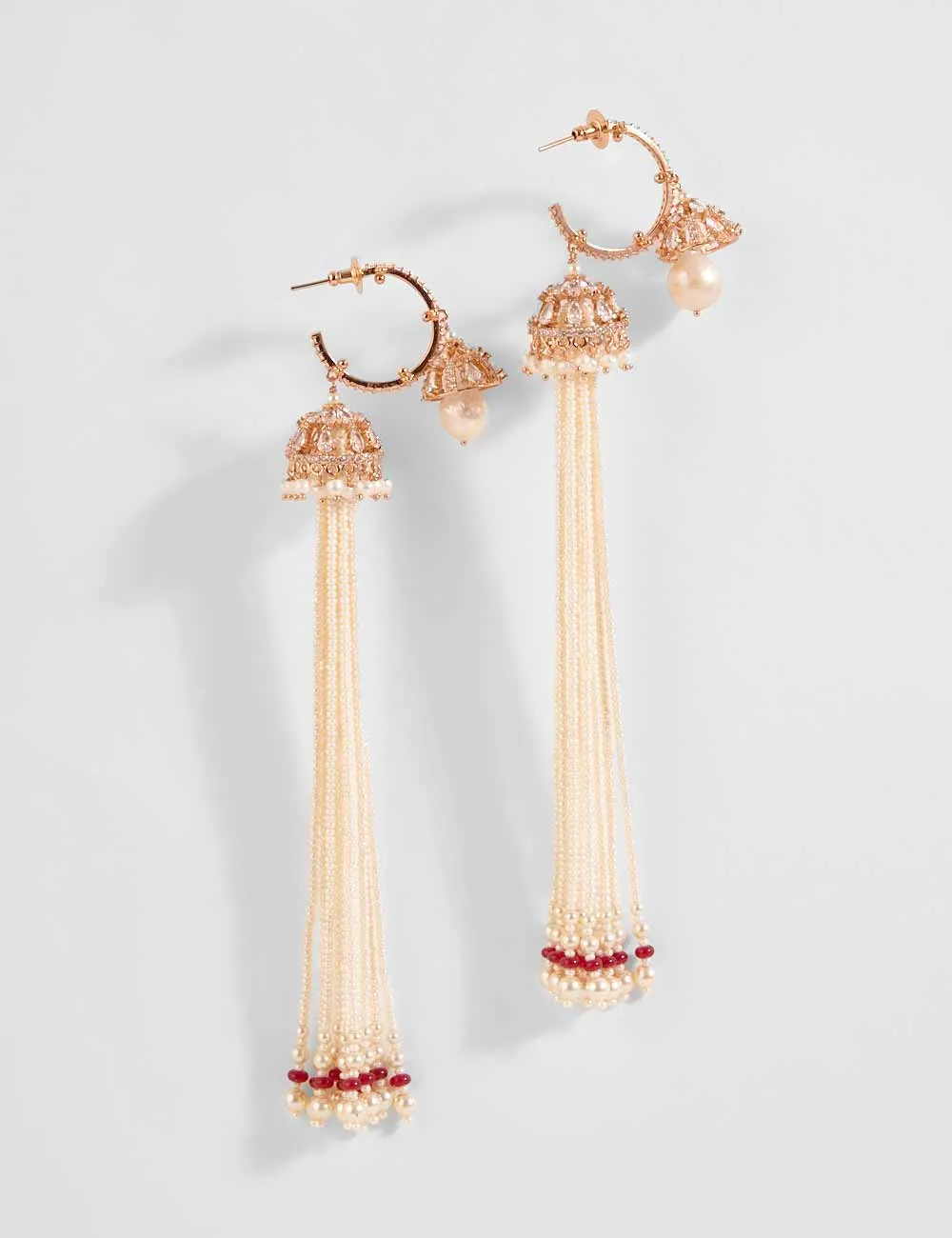 The Paloma Pearl Couture Hoops