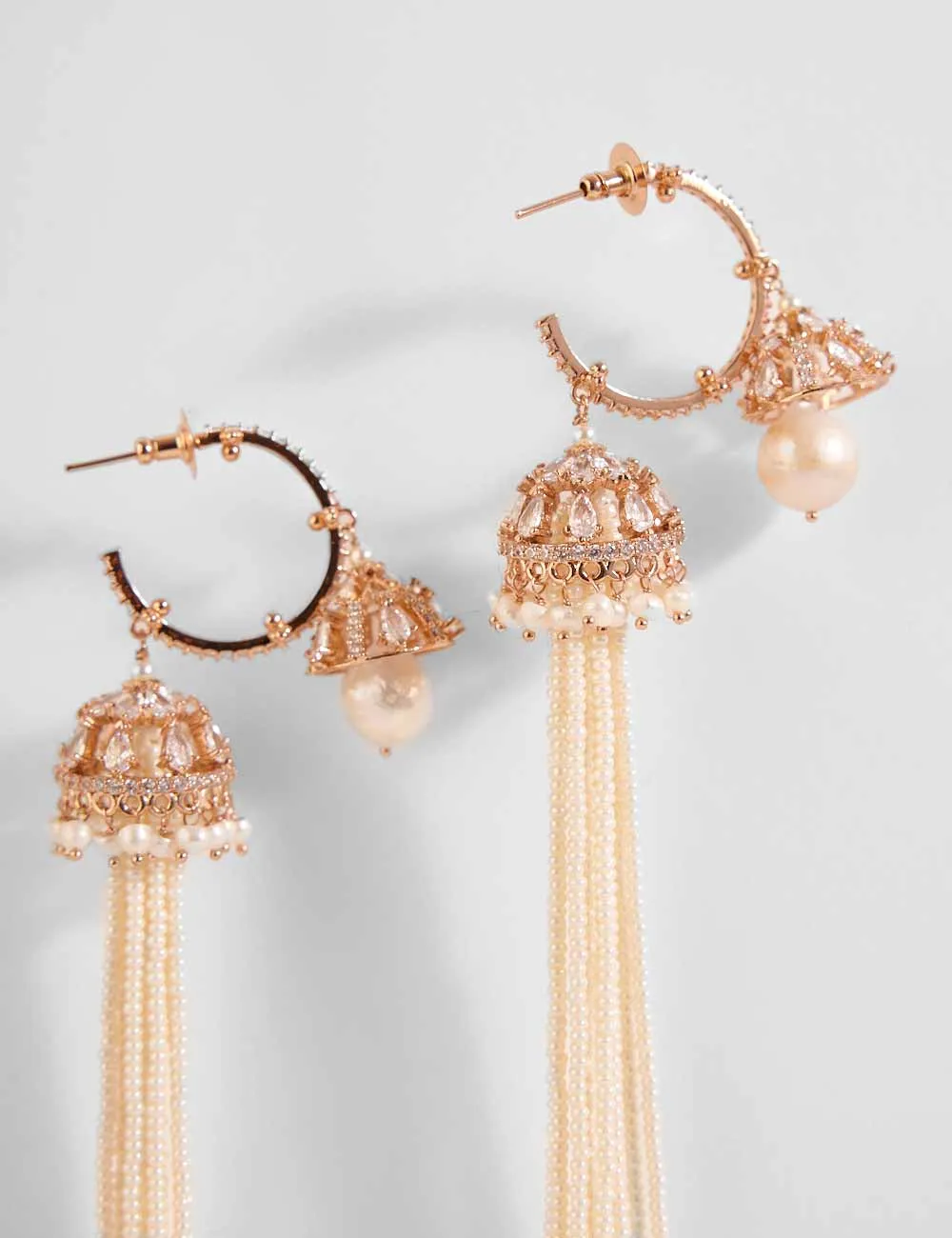 The Paloma Pearl Couture Hoops