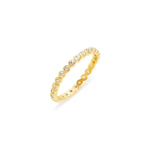 THE THIN ROUND BEZEL ETERNITY BAND