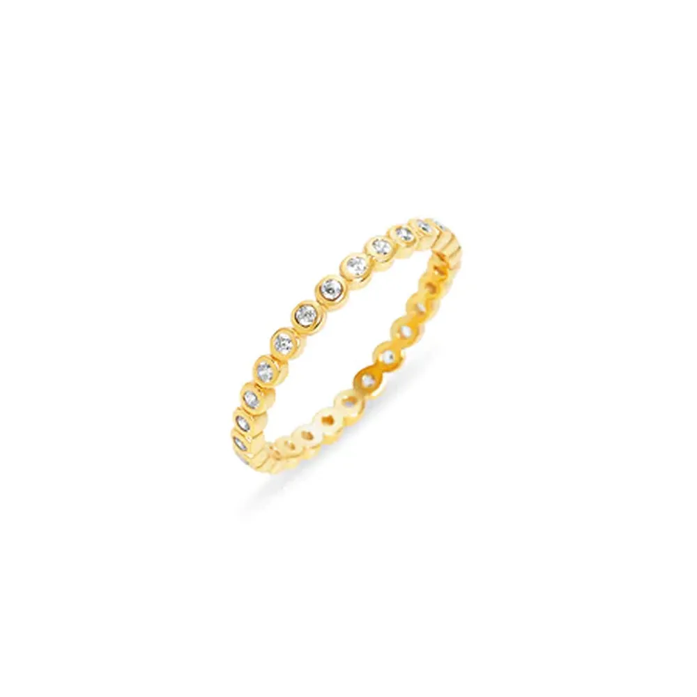 THE THIN ROUND BEZEL ETERNITY BAND