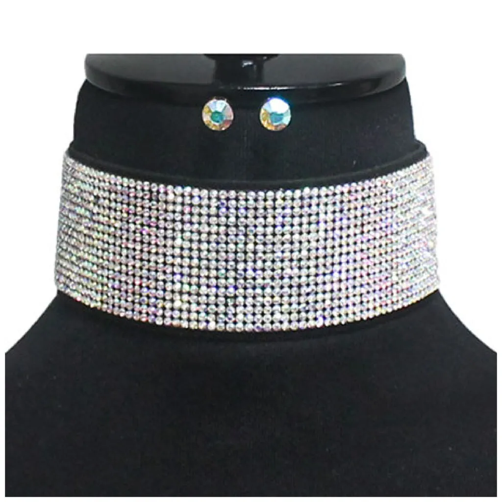 Thick Jeweled Choker