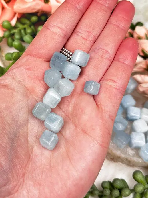 Tiny Aquamarine Cubes