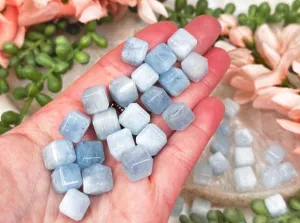 Tiny Aquamarine Cubes