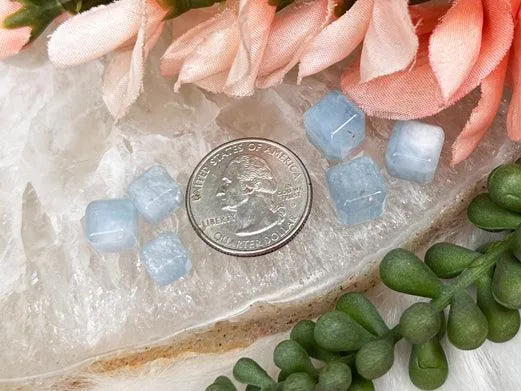 Tiny Aquamarine Cubes